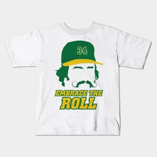 Rollie Fingers Oakland Silhouette Kids T-Shirt